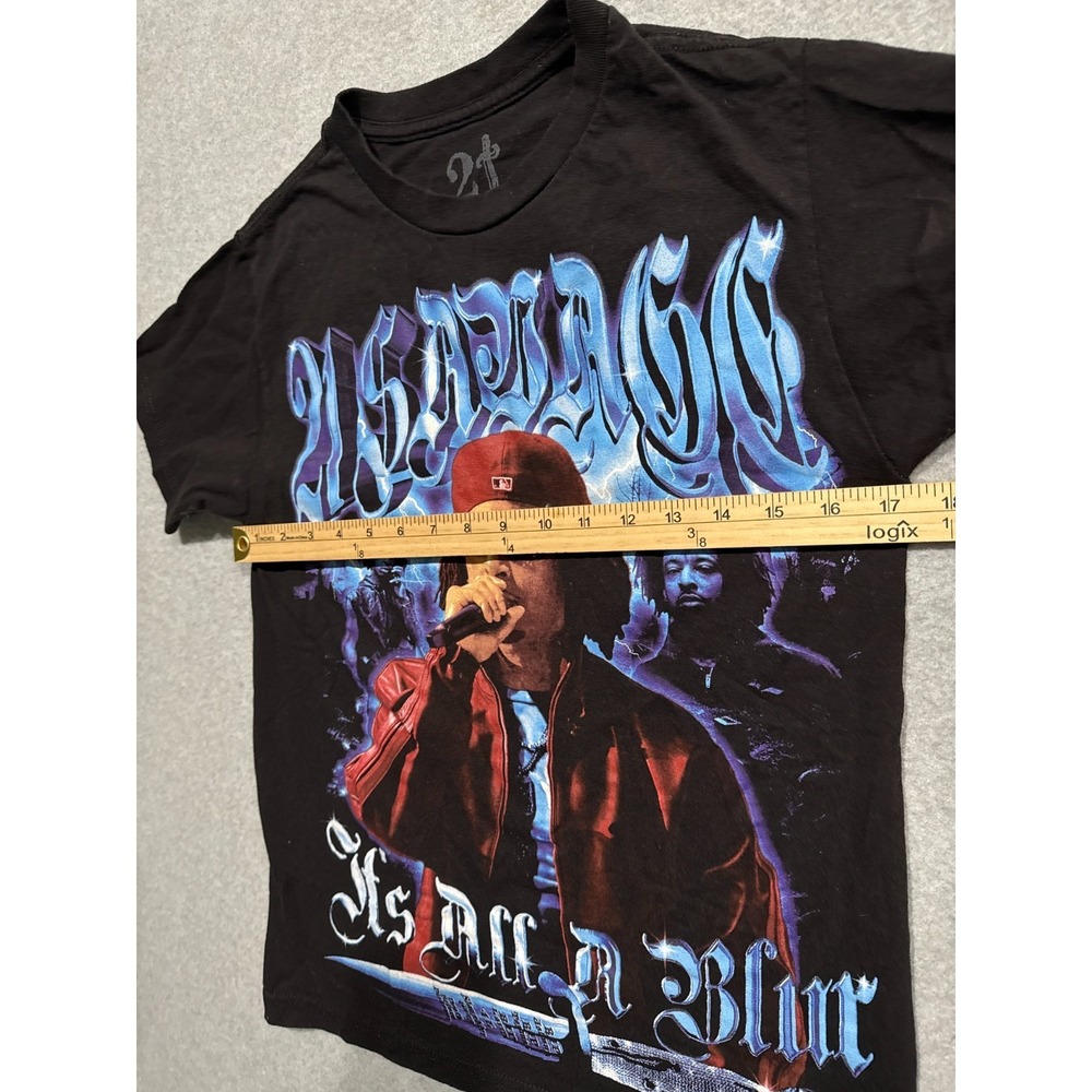 21 Savage It's All A Blur Official Tour T Shirt Size Adult S Double Sided - Picture 9 of 11